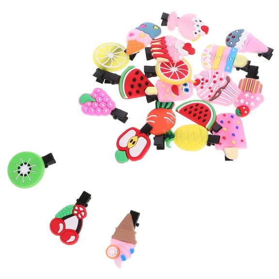 SEWCHICS Girls Hair Clips Set, 20pcs Assorted Colorful Hair Accessories for Kids, Parties, School, and Daily Wear