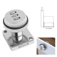 thumbnail image 3 of Password Locking Hasp and Staple with Padlock Garage Lock Cupboard Shed, 3 of 8