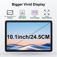 thumbnail image 3 of Tablet, 10.1 inch Android 13 Tablet, 10(4+6)GB RAM+64GB ROM+1TB Expandable Tablets, Octa-Core Processor, 8000mAh Battery,WiFi 5,Dual Camera, HD Display, GPS, 3 of 6