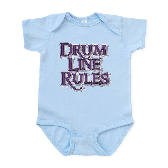 CafePress - Drum Line Rules Infant Bodysuit - Baby Light Bodysuit, Size Newborn - 24 Months