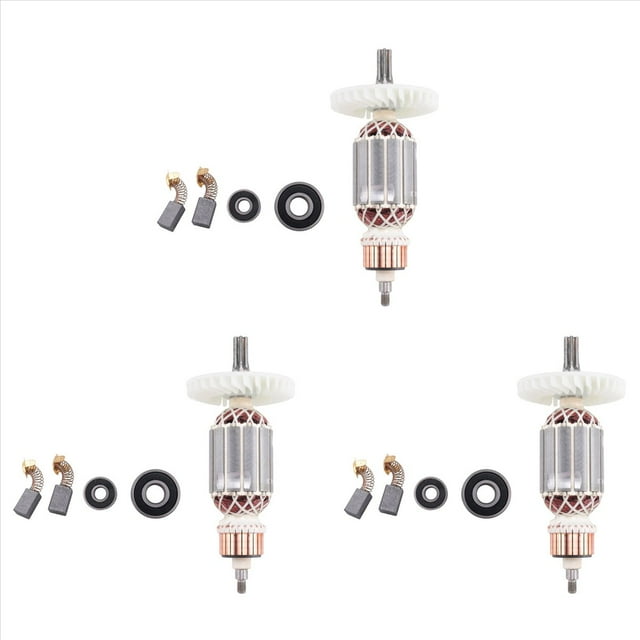 3X Reemplazo de de Rotor de 220 V para Martillo Giratorio de Vástago Estriado 360591E DH40MRY DH40M DH40MR DH40SR DH40FR