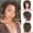 Brown, variant on 6-Inch Light Blonde Short Dreadlock Wig for Women - Fluffy Curls & Twist Braid for Daily Wear, Parties & Cosplay