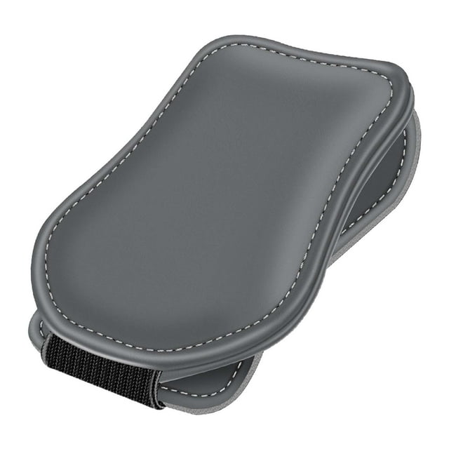Clip para gafas de sol de coche, soporte para gafas de sol, colgador para adultos Gris