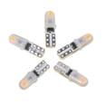 thumbnail image 1 of KAKOWELY 5pcs T5 LED Bulbs for Car Interior and Dashboard Lights for Instrument Panel Clock Light Car Interior Replacement Accessories,0.67X"X0.2"X0.2", 1 of 5