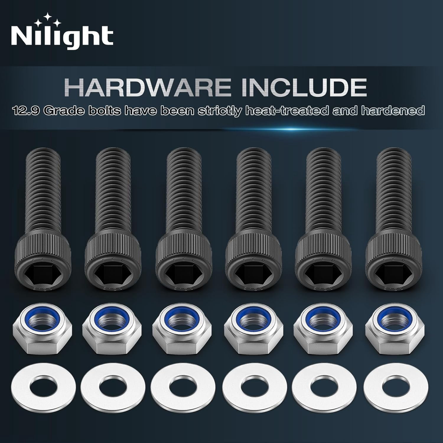 Nilight 2.5" Leveling Kit for 2004-2023 F150 2WD 4WD 2012 2013 2014 2015 2016 2017 2018 2019 2020 2021 2022 2023/2003-2018 Expedition/2005-2008 Lincoln Mark Front Raise Suspension Strut Spacers