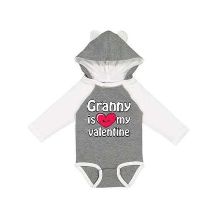 

Inktastic Granny is my Valentine Gift Baby Boy or Baby Girl Long Sleeve Bodysuit