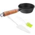 thumbnail image 1 of 2 Sets of Small Cast Iron Skillet Egg Frying Pan Practical Non-stick Frying Pan Non-stick Pan, 1 of 5