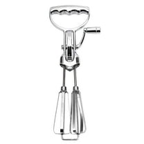 Czzoypi Stainless Steel Metal Whisk, Hand Blenders for Kitchen Rotary Egg Beater Classic Manual Handheld Rotary Hand Mixer