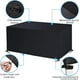 thumbnail image 4 of 18meng Art Garden Furniture Cover 160x100x70cm Table 420D Oxford Protection Lona Impermeable a prueba de viento Lluvia UV Tear Cover Rectangular Negro Ormromra XDHY-52-122, 4 of 7