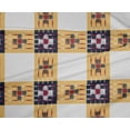 thumbnail image 4 of oneOone Polyester Lycra Fabric Check Ikat Printed Craft Fabric BTY 56 Inch Wide, 4 of 4