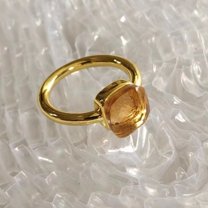 Geometric Cube Rings For Women And Men Irregular Sugar Cube Design Copper Zircon Inlaid Unisex Fashion Jewelry