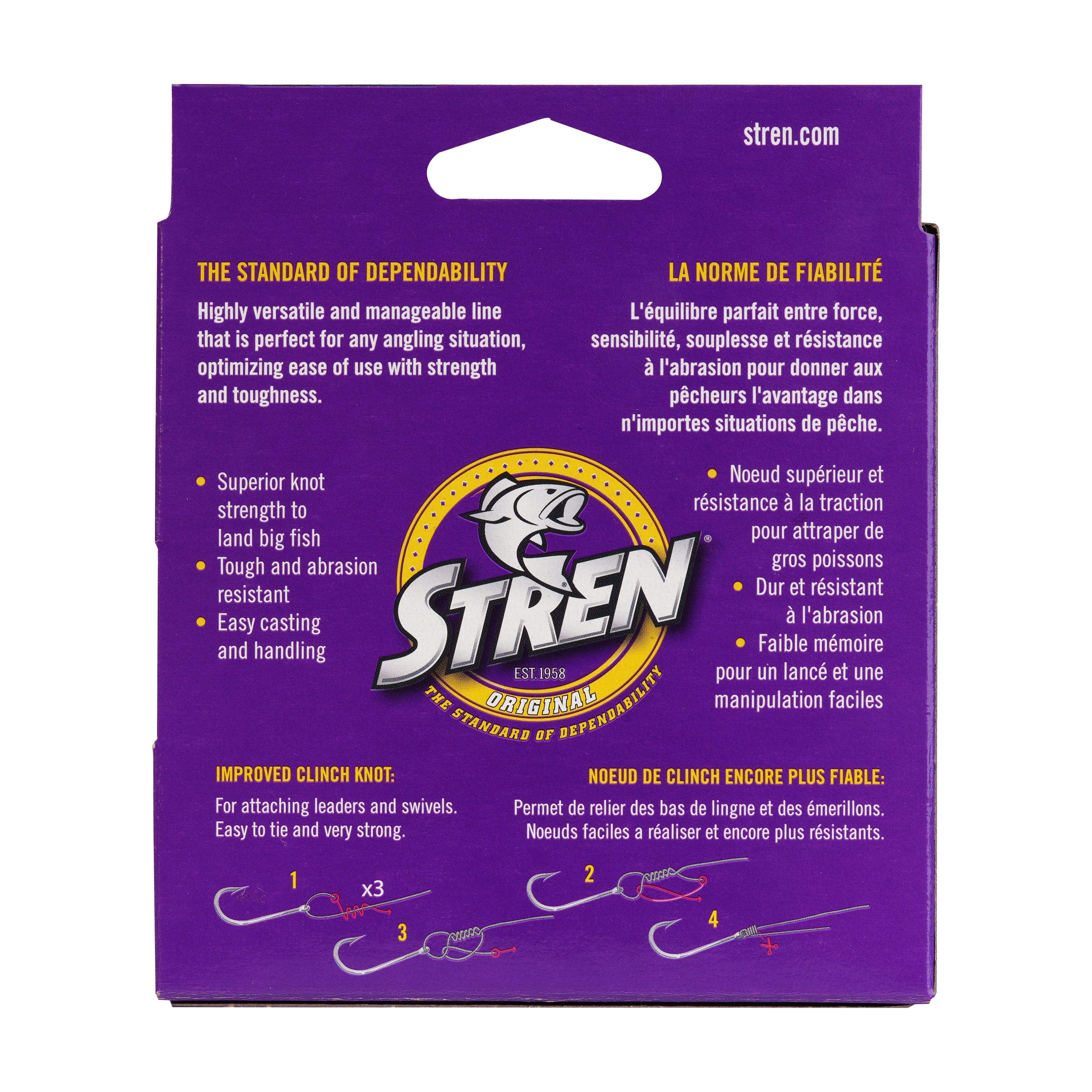 (3 pack) Stren Original® Monofilament Fishing Line, Lo-Vis Green, 10 lb Test Strength, 300 yd