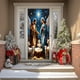 thumbnail image 4 of xihome Cubrepuertas navideño grande de polister, 90 x 200 cm, con diseño de Pap Noel., 4 of 6