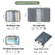 thumbnail image 3 of Mochila de viaje MOLNIA 50L ampliable para hombre y mujer negra, 3 of 6