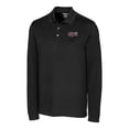 thumbnail image 2 of Men's Cutter & Buck Black Lansing Lugnuts DryTec Advantage Tri-Blend Pique Long Sleeve Polo, 2 of 3