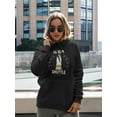 thumbnail image 2 of NASA Nasa Space Shuttle Hoodie Women -NASA Designs, Female XX-Large, 2 of 4