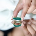thumbnail image 5 of Rosec Jewels Emerald Cut Emerald Ring for Women - AAAA Quality Lab Grown Emerald Eternity Band Ring - Cocktail Ring with Jewelry Box, 14K Yellow Gold, US 12.50, 5 of 8