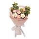 thumbnail image 1 of Ramo de flores de ganchillo, flores tejidas a granel, decoración del día de la madre, ramo de flores artificiales versátil para fiesta de escritorio Rosa, 1 of 7