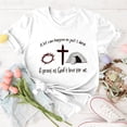 thumbnail image 2 of LUOGENLI T-shirts pour Femme pour Femmes T-Shirt Décontracté à Imprimé de Lettres Col Rond Manches Courtes T-Shirt Plusieurs Couleurs 4TG T-shirts pour Femmes T-shirts Graphiques Fête de la Saint-Patrick Blanc m, 2 of 5