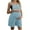 Light Blue, variant on pstuiky Maternity Athletic Shorts Jumpsuit Shorts with Pockets Sleeveless Denim Overalls for Pregnant Women Casual Summer Outfit Maternity Casual Shorts