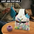 thumbnail image 5 of KUIFORTI Hummingbird Knitting Yarn Bag, Flower Crochet Bags for Women Tote Bag for Knitting Needles, Yarns and Unfinshed Project, Crochet Hook Organizer, Small Size, 5 of 7