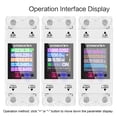 thumbnail image 2 of Intelligent Single-phase Tuya Wifi Electricity Meter Digital Display 3 Electric Tariff Modes 35mm DIN Rail Installation Smartphone APP Remotely Control with Timing Sharing Alarm WiFi Network, 2 of 8