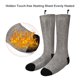 thumbnail image 5 of Productos de invierno Par de calcetines de calefacción eléctrica Montar al aire libre Deportes de es Abanopi Sin batería/Gris, 5 of 7