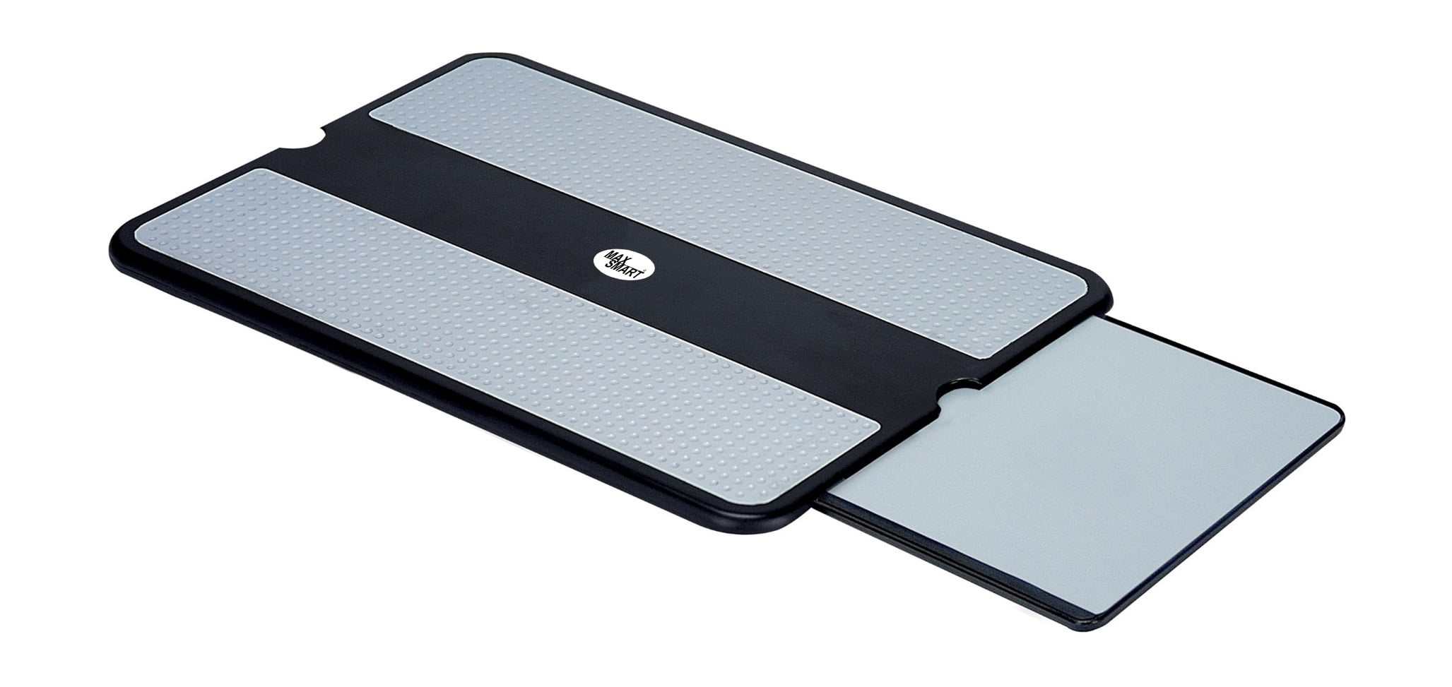 MAX SMART Portable Laptop Lap Desk w Retractable Mouse Pad Tray and  Anti-slip Heat Shield 