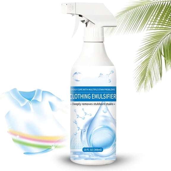 Clothing Emulsifier Stain Remover, Non-Ionic Laundry Pre-Treatment For Vintage Clothes Thrift Finds , Restores Faded Colors No Damage Sanitizer Fabric Conditioner Clothing Emulsifer Household