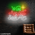 thumbnail image 2 of Glowneon Wise Men Still Seek Him Neon Sign, Jesus Christmas Day Decor, 2 of 5