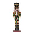 thumbnail image 2 of Dserfhy Christmas Nutcracker Ornament Wooden Puppet Statue Handmade Desktop Figurine Miniature Walnut Soldier Decoration for Holiday Table Decor, 2 of 8
