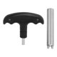 thumbnail image 2 of Llave De Tornillo De Peso Para Taco De Billar, Diseño Estándar En Forma De T Llave De Peso Duradera Para Taco De Piscina Para Reparación, 2 of 7