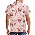 thumbnail image 4 of Garronmavis Wild Horse Couple Outfits Mens Short Sleeve Shirt Size L and Women's Round Neck Dress with Pocket Travel Outfits Tank Midi Dress, 4 of 7