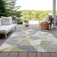 thumbnail image 6 of Addison Rugs Chantille Indoor/Outdoor Transitional Geometric Pewter Washable Rectangle Rug, 2'6" x 3'10", 6 of 6