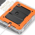 thumbnail image 4 of FJLBDE Case for iPad Pro 11 Inch 2022/2021/2020/2018 4th/3rd/2nd/1st Gen, Rugged Shockproof Tablet Cases Cover with Kickstand Shoulder Strap, Orange, 4 of 7