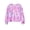 Purple, variant on Girls Long Sleeve T Shirt Casual Graphic Tie Dye Top 7-12Y