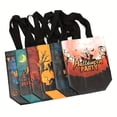 thumbnail image 2 of 12 Pack Halloween Tote Gift Bags for Kids, Reusable Goody Candy Bag, Halloween Trick or Treat Bags for Halloween Party Favor Supplies, 2 of 6