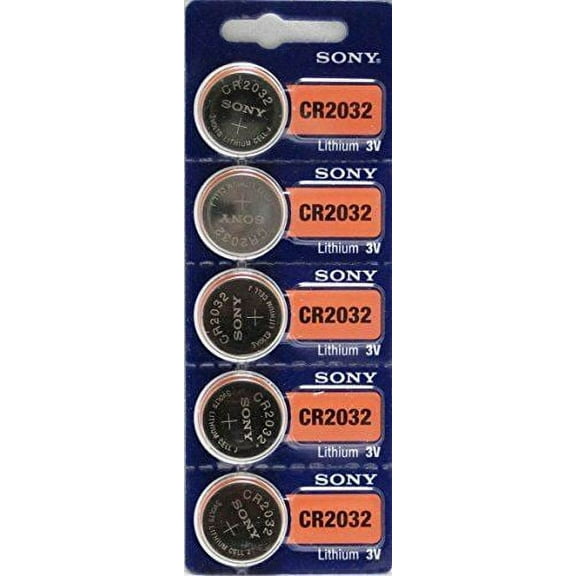 5 SONY (1 Pack) 2032 3V Lithium Coin Cell Batteries