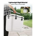 thumbnail image 4 of 38 QT Portable Cooler Ice Chest, Heavy Duty Handle, Cup Holder, Lightweight Rigid Cooler, Long Ice Retention for Camping, Picnics & Travel, 4 of 9