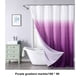 thumbnail image 5 of Cortina de ducha impermeable Inteprter PEVA extra gruesa color Púrpura 90*180, 5 of 6