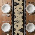 thumbnail image 6 of Happy Halloween Table Runner - 72 Inch Long, Kitchen Dining Table Runner Dresser Scarves, Spooky Pumpkins Horror Bat Brown Farmhouse Decor for Coffee Tables Wedding Party Banquet, 6 of 8