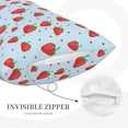 thumbnail image 5 of Fotbe Strawberry Pillow Cases - Envelope Closure - Luxury, Extra Soft, Cooling Pillow Covers - Wrinkle, Fade, Stain Resistant-20"x30", 5 of 8