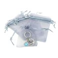 thumbnail image 2 of Bolsas de Regalo de Organza Sunnimix Gris 100 Piezas, 2 of 8