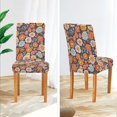 thumbnail image 3 of Yayeee 4 Pack Dining Chair Covers Stretch Parson Chairs Slipcovers Seat Protector, Colorful Flowers, 3 of 6