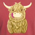 thumbnail image 3 of CafePress - Happy Highland Cow Men's Comfort Colors® T Shirt - Mens Comfort Colors Shirt, 3 of 5