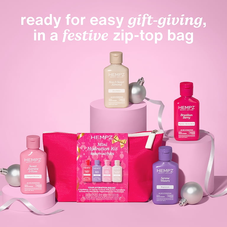 Hempz Limited-Edition Holiday Hydration Mini Moisturizing Beauty