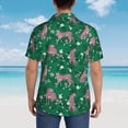 thumbnail image 6 of Daiia Tropical Leopard Hawaiian Shirt for Men Gentle Cotton Regular Short Sleeve Casual-Large, 6 of 9