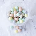 thumbnail image 6 of Baby Silicone Beads 15MM 50pcs BPA Free Food Grade Beads Mix-Color Series DIY Jewelry Chewable Nursing Necklace Accessories, 6 of 7