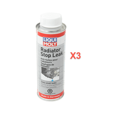 3 X 250 ml Radiator Stop Leak LIQUI MOLLY Universal Small Leaks Made n Germany MPN #20132