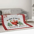 thumbnail image 2 of This is My Christmas Movie Watching Blanket, Super Soft Cozy Flannel Winter Holiday Santa Claus Throw Blanket for Couch Bed Sofa, 2 of 6